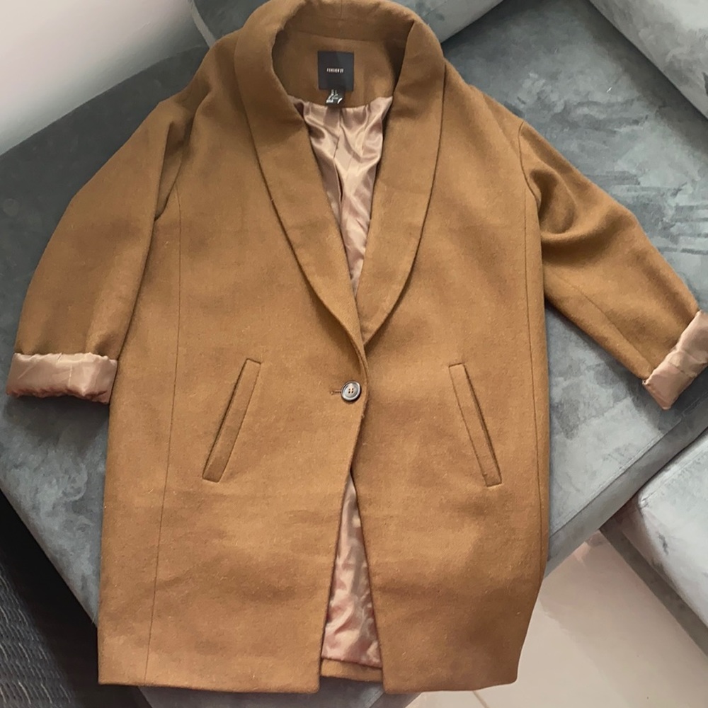 F21 Oversize coat on one button